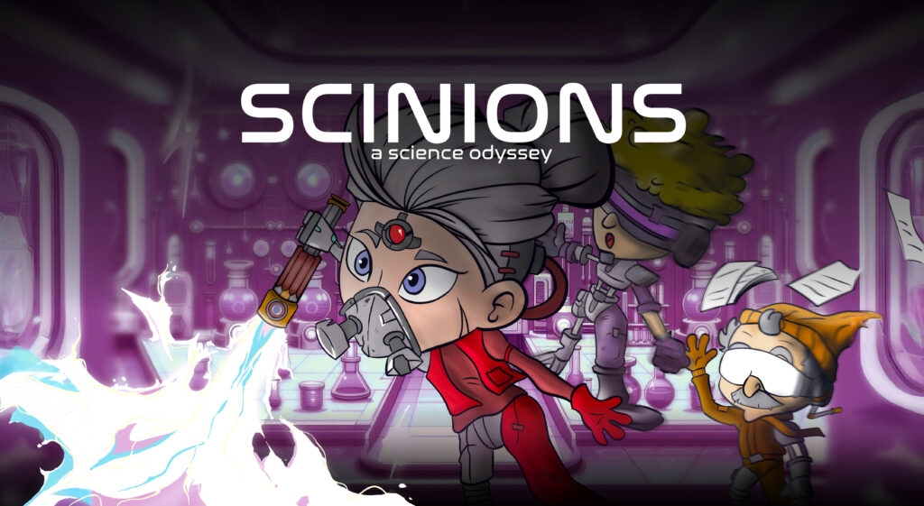 Banner de la web de Scinions. Es un proyecto en desarrollo sobre web3 & Gaming